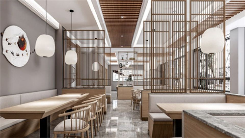 新中式餐厅SU29