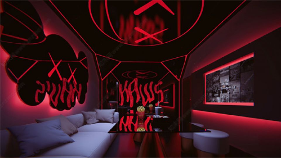 现代KTV包厢SU10